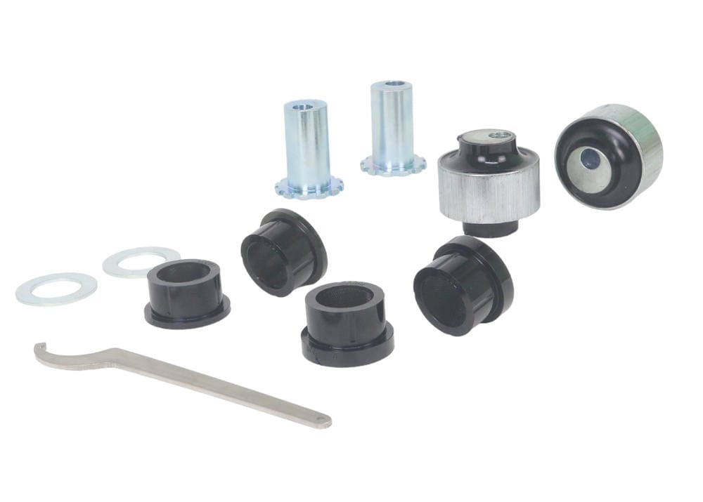 Whiteline Performance Alignment - 65mm OD - adds +0.5deg caster Front Control Arm Lower - Inner Bushing Kit-Double Offset to Suit Honda Civic and Integra SR