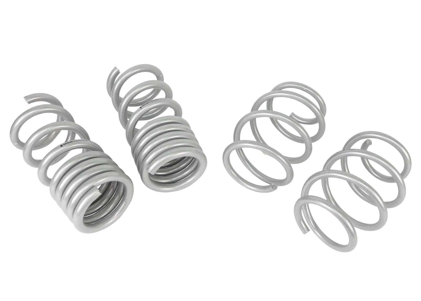 Whiteline Suits 5.0L models with MagneRide excludes GT350 - lowers vehicle approximately 25mm front and rear Front and Rear Coil Springs - Lowered to Suit Ford Mustang S550 FM, FN SR