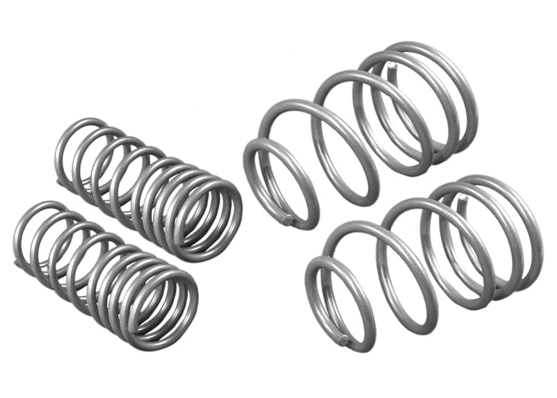 Whiteline Suits models 12/2014 - on with OEM struts with SEB, SED or YDA part number suffix - lowers vehicle approximately 25mm front and rear Front and Rear Coil Springs - Lowered to Suit Ford Focus ST LZ SR