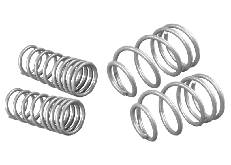 Whiteline Suits models to - 07/2015 with OEM struts with SBF part number suffix - lowers vehicle approximately 35mm front and rear Front and Rear Coil Springs - Lowered to Suit Ford Focus ST LZ SR