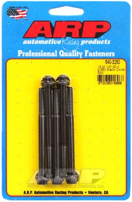 ARP fasteners 5-Pack Bolt Kit, 12-Point Head Black Oxide AR640-3250