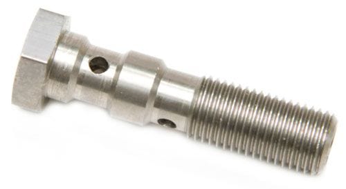 Aeroflow Stainless Steel Double Banjo Bolt 3/8"-24 AF305-03L