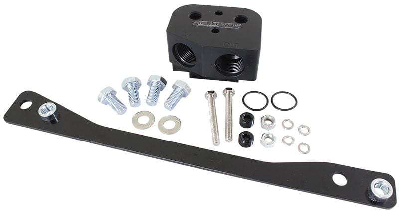 Aeroflow Oil Cooler Adapter AF64-2114BLK