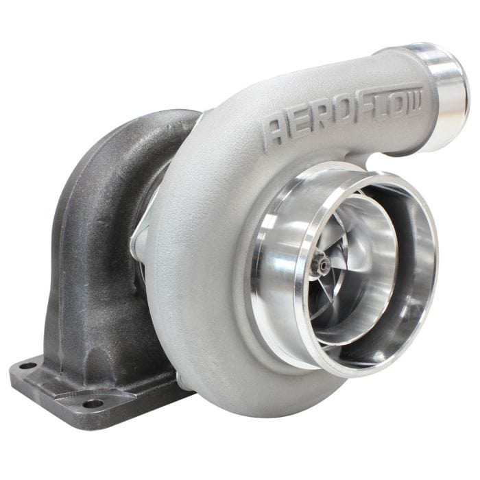 BOOSTED 6762 T4 .82 Turbocharger 950HP, Natural Cast Finish
 External Wastegate, T4 Inlet Flange, V-Band Exhaust Flange