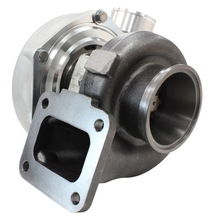 BOOSTED 6762 T4 .82 Turbocharger 950HP, Natural Cast Finish
 External Wastegate, T4 Inlet Flange, V-Band Exhaust Flange