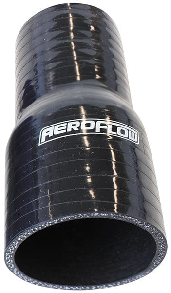 Aeroflow Gloss Black Straight Silicone Reducer / Expander Hose 1-1/2" (38mm) to 7/8" (22m