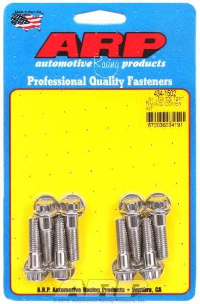 ARP fasteners Timing Cover Bolt Kit, 12-Point S/S AR434-1502