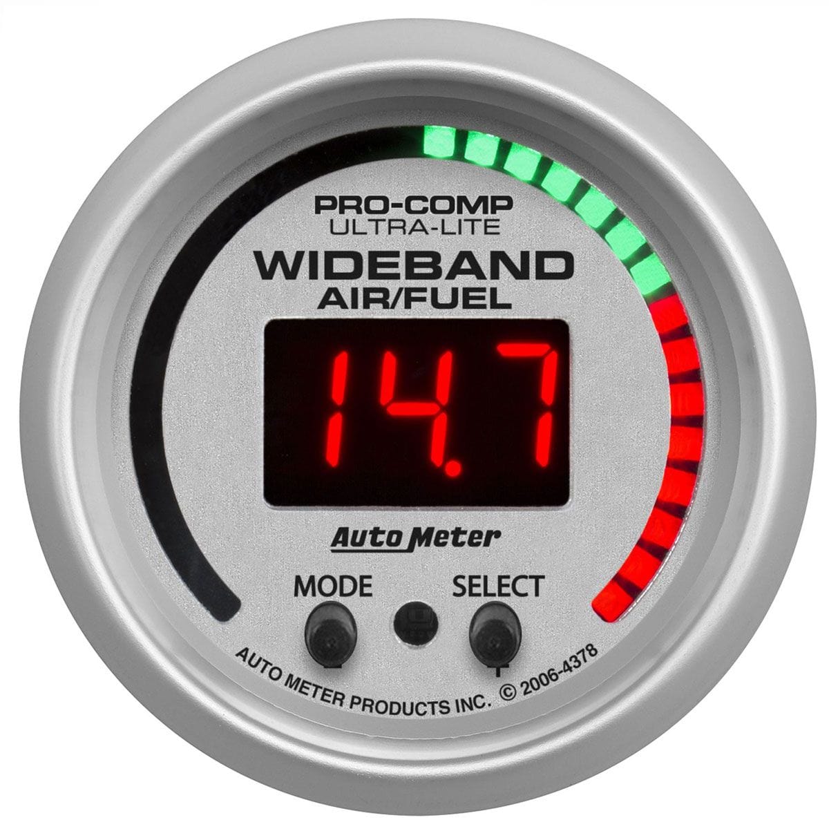 Auto Meter Ultra-Lite Series Air/Fuel Ratio Gauge AU4378