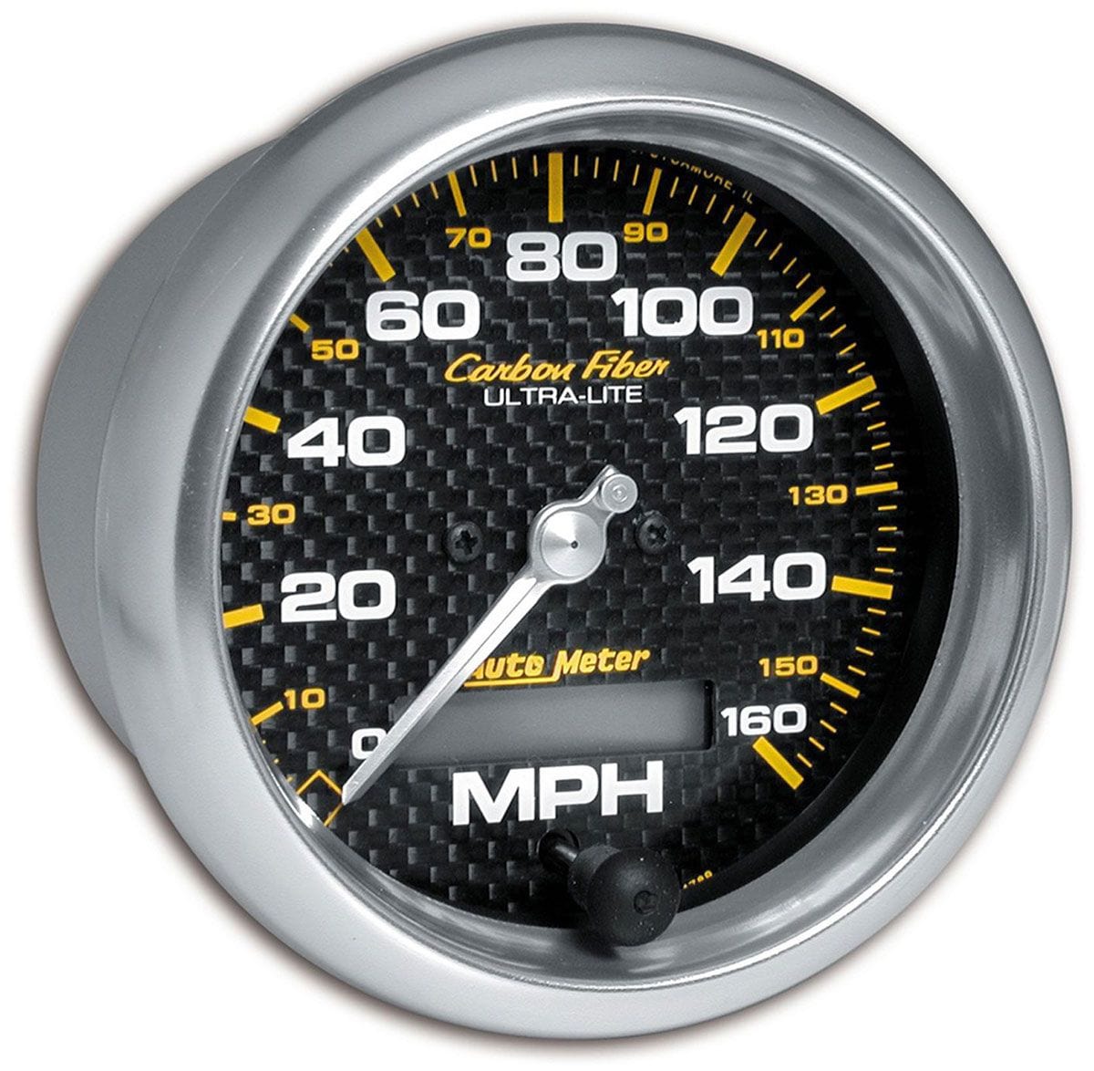 Auto Meter Carbon Fiber Series Speedometer AU4789