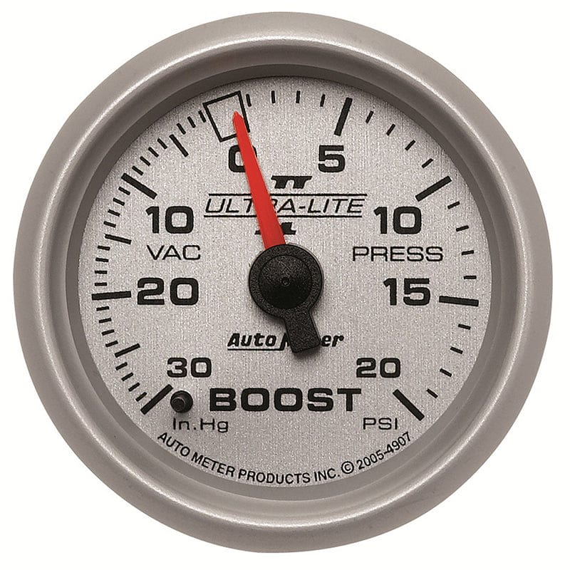Auto Meter Ultra-Lite II Series Boost/Vacuum Gauge AU4907