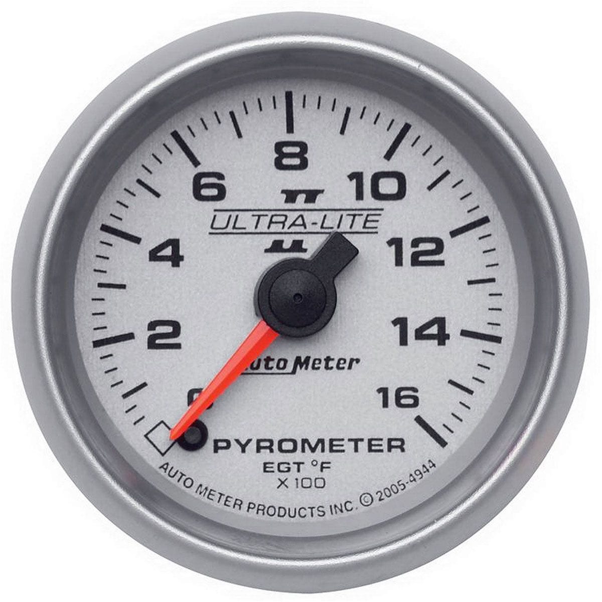 Auto Meter Ultra-Lite II Series Pyrometer Gauge AU4944