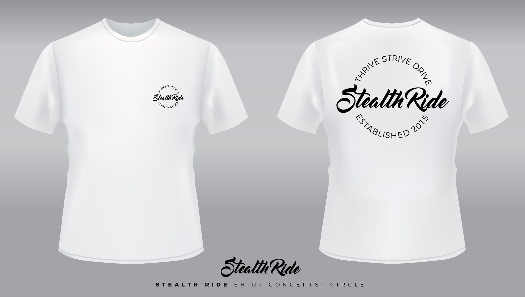 Stealth Ride - Circle Logo Tshirt