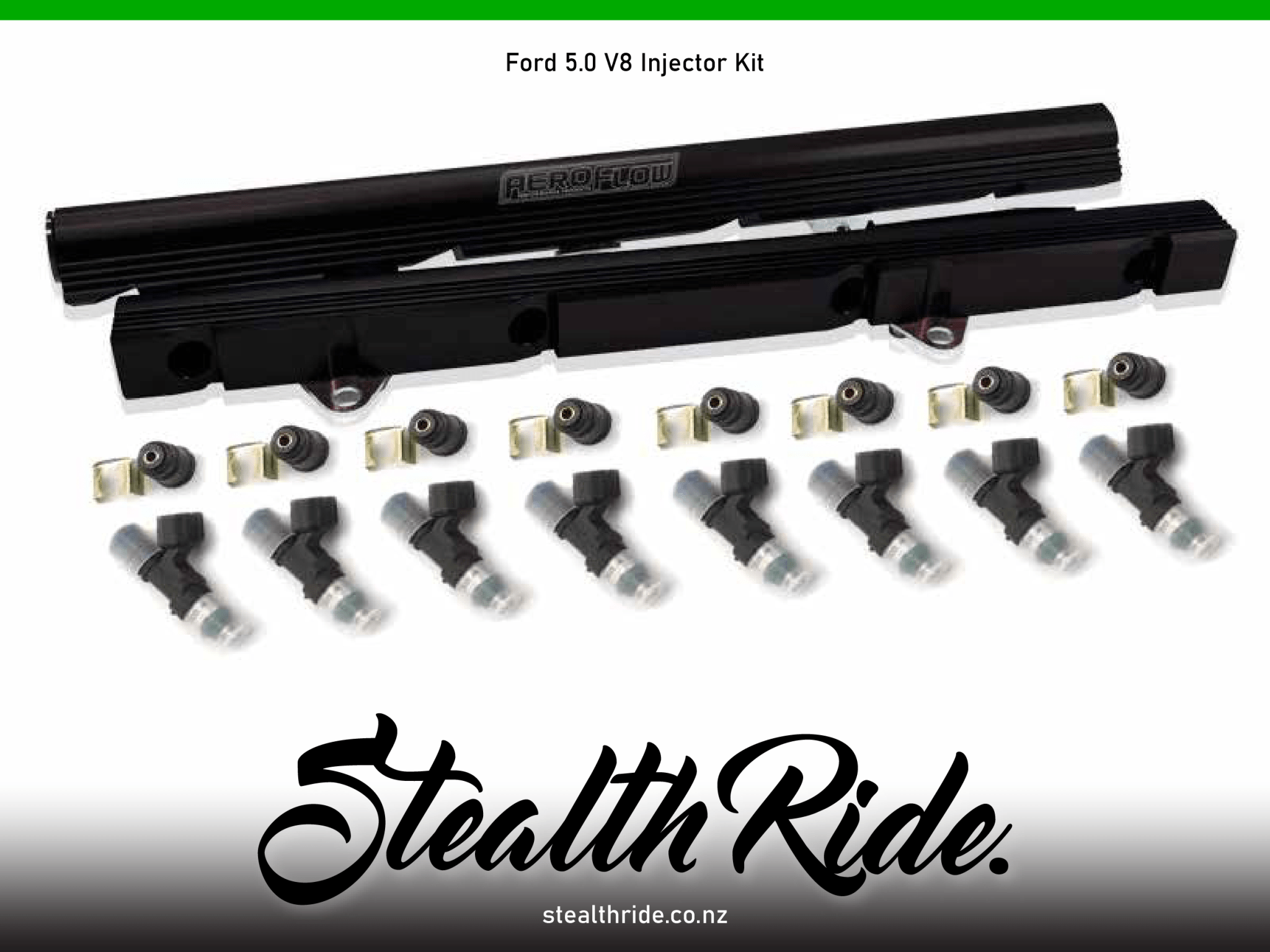 Aeroflow / Bosch Aeroflow / Bosch Ford 5.0L EFI V8 Ford 5.0L EFI V8 Fuel Rail kit with 1000CC Bosch Injectors SR