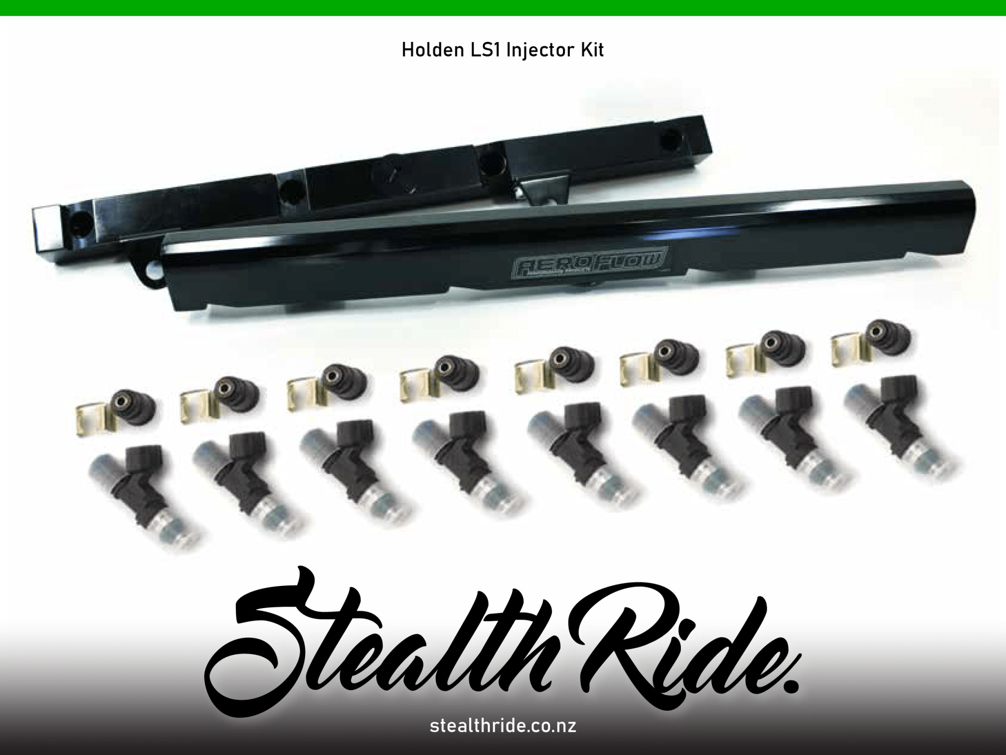Aeroflow / Bosch Pre-made Kits GM Holden LS1 GM Holden LS1 Fuel Rail kit with 1000CC Bosch Injectors SR