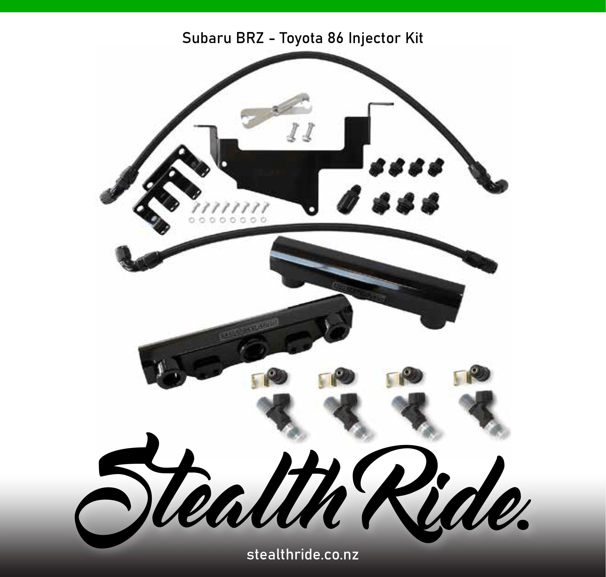 Aeroflow / Bosch Pre-made Kits Subaru BRZ / Toyota 86 Subaru BRZ / Toyota 86 Fuel Rail kit with 1000CC Bosch Injectors SR