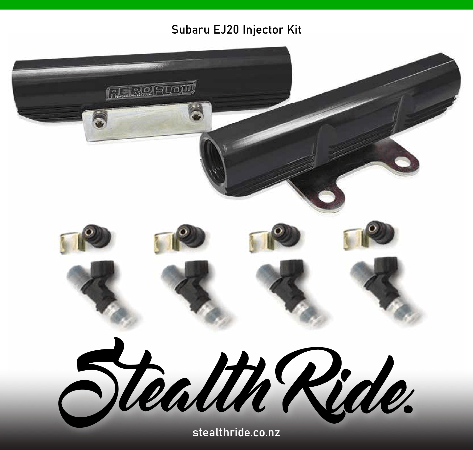 Aeroflow / Bosch Pre-made Kits Subaru EJ20 Subaru EJ20 Fuel Rail kit with 1000CC Bosch Injectors SR