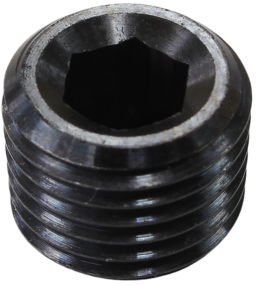 Aeroflow Performance 1/8" NPT Aeroflow Black Coated Steel Port Plug AF979-02BLK SR