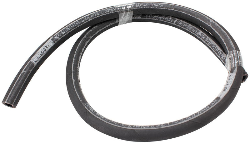 Aeroflow 500 Series Black Push Lock Hose -6AN AF500-06-1MBLK