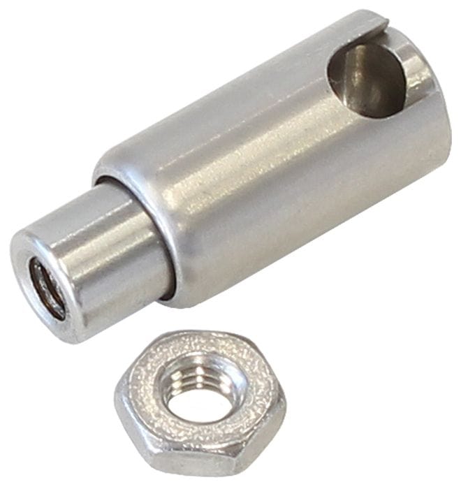Aeroflow Performance 10-32 UNF Female Thread with 10-32 UNF Stud, Stainless Steel Aeroflow Quick Release Ball Joint AF3500-1009 SR