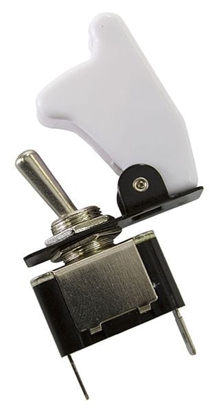 Aeroflow Performance 12v 20A Aeroflow White Covered Rocket / Missile Switch AF49-5003 SR