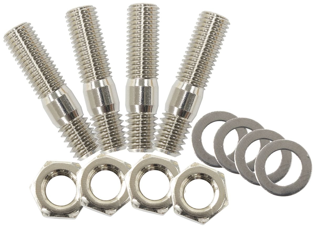 Aeroflow Performance 5-1/16" x 1-3/8" OAL, Silver Aeroflow Carburettor Stud Kit AF55-1008 SR