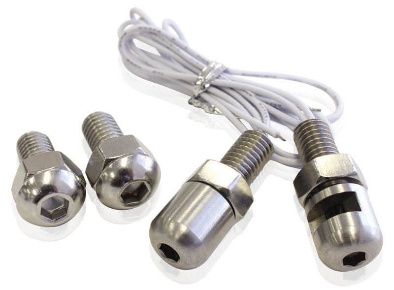 Aeroflow Performance 5/16" UNC Threads Aeroflow Stainless Steel Number Plate Bolts with built in Lights AF49-2005 SR