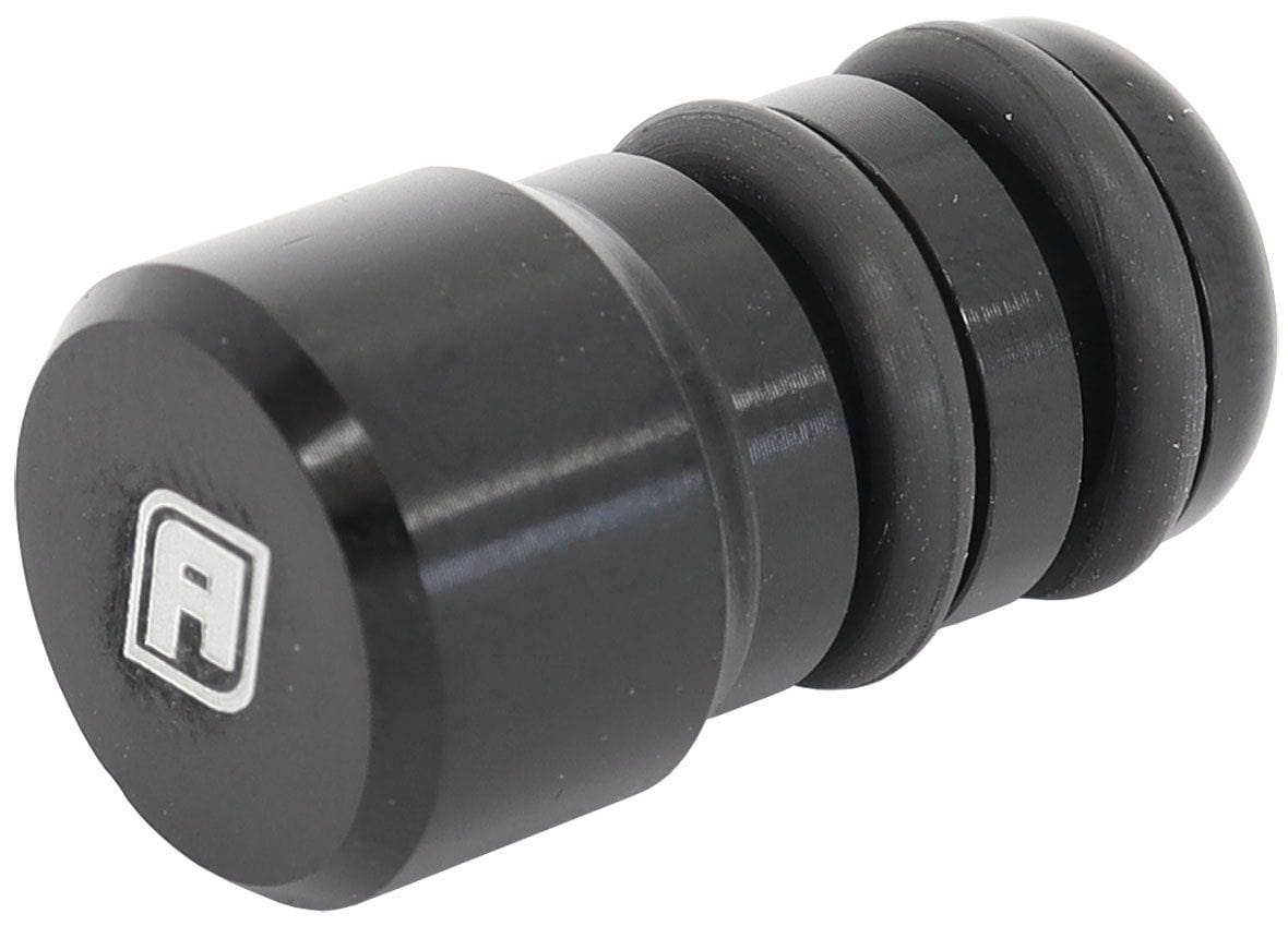 Aeroflow Performance 6061 Billet Block Off Aeroflow GM LS Engine Dipstick Block Off AF64-2196 SR
