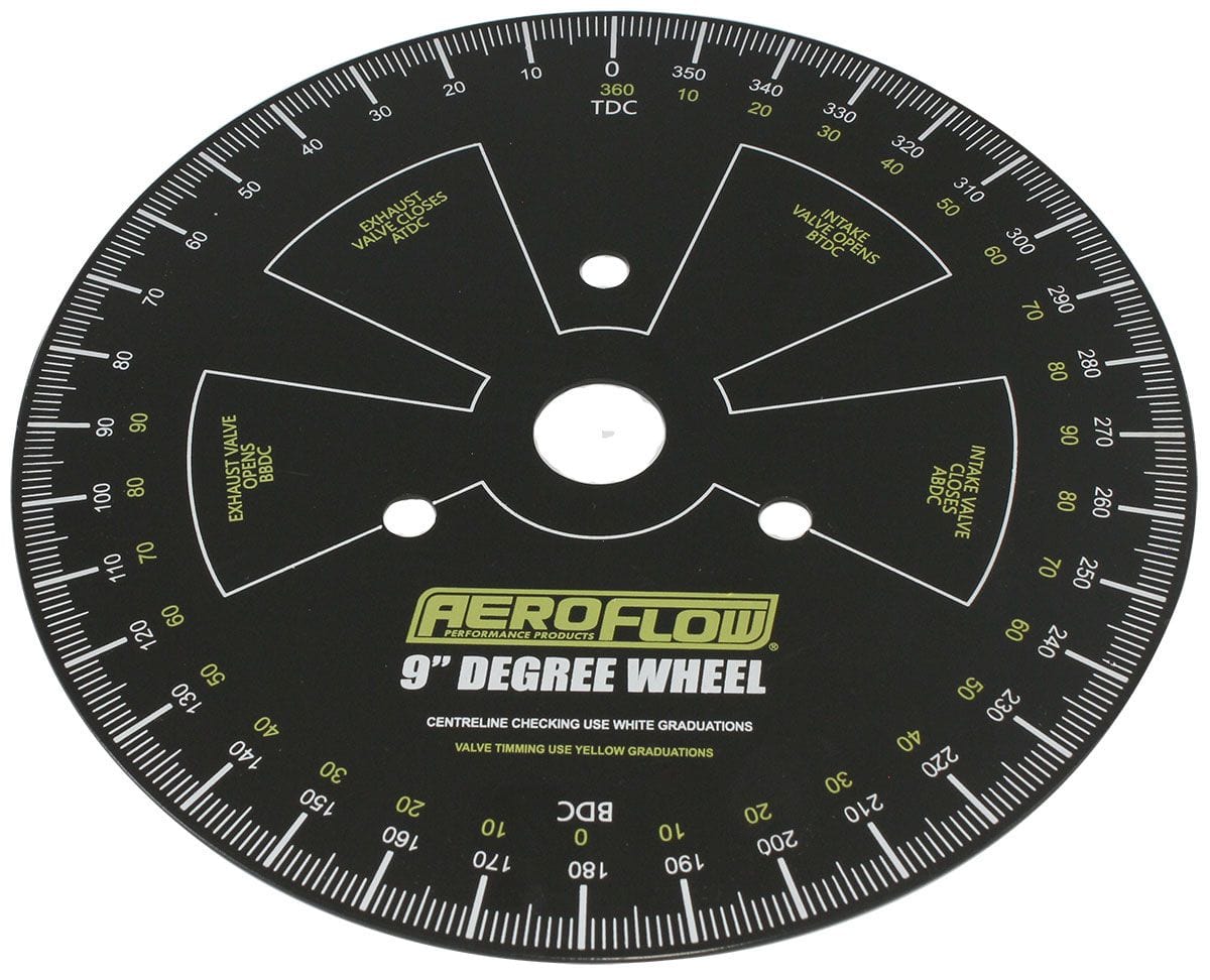Aeroflow Performance 9" Universal Degree Wheel Aeroflow Camshaft Degree Wheel AF98-2120 SR
