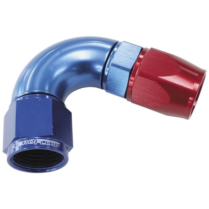 Aeroflow Performance Aeroflow 570 Series PTFE 120° Hose End AF574 . Suits 200 & 250 Series Hose SR