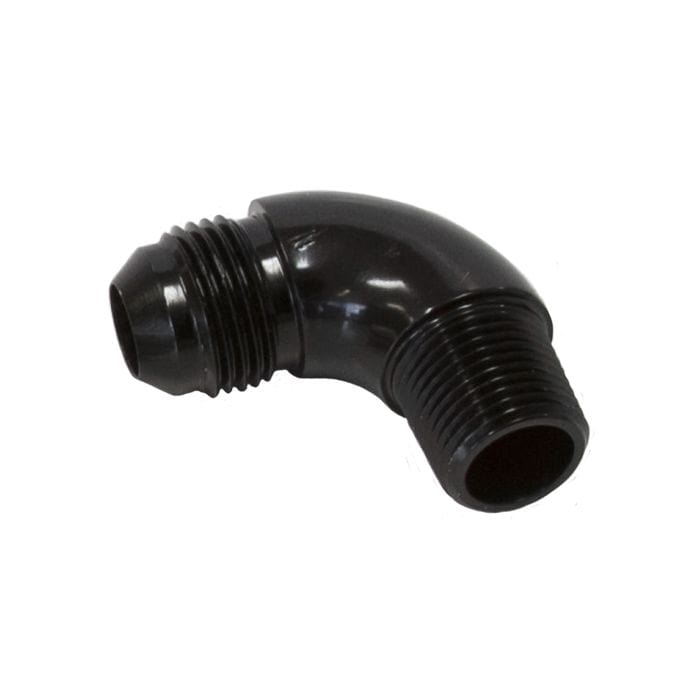 Aeroflow Performance Aeroflow 90° NPT to AN Full Flow Adapter AF552 SR