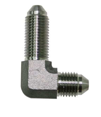 Aeroflow Performance Aeroflow 90° Stainless Steel Bulkhead -3AN AF323-03 SR