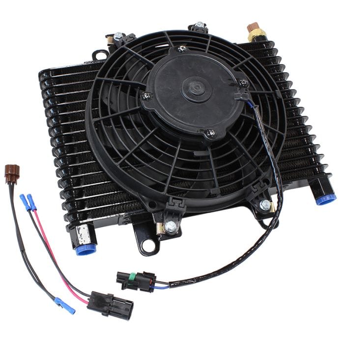 Aeroflow Performance Aeroflow AF72-6001 Competition Oil & Transmission Cooler 
-10 ORB, 13-1/2" x 9" x 3-1/2", with Fan & Switch SR