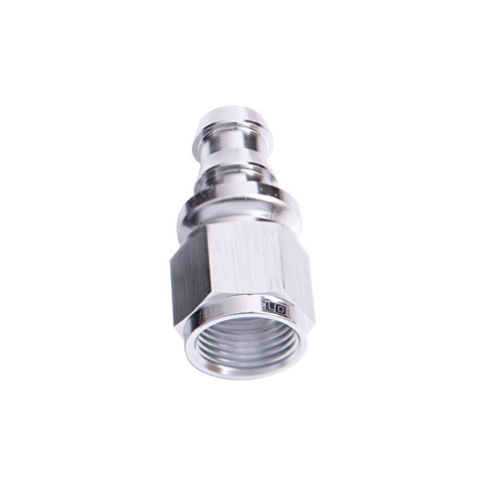 Aeroflow Performance Aeroflow Fittings 400 / 510 Series Full Flow Push Lock Straight Hose End AF401 SR
