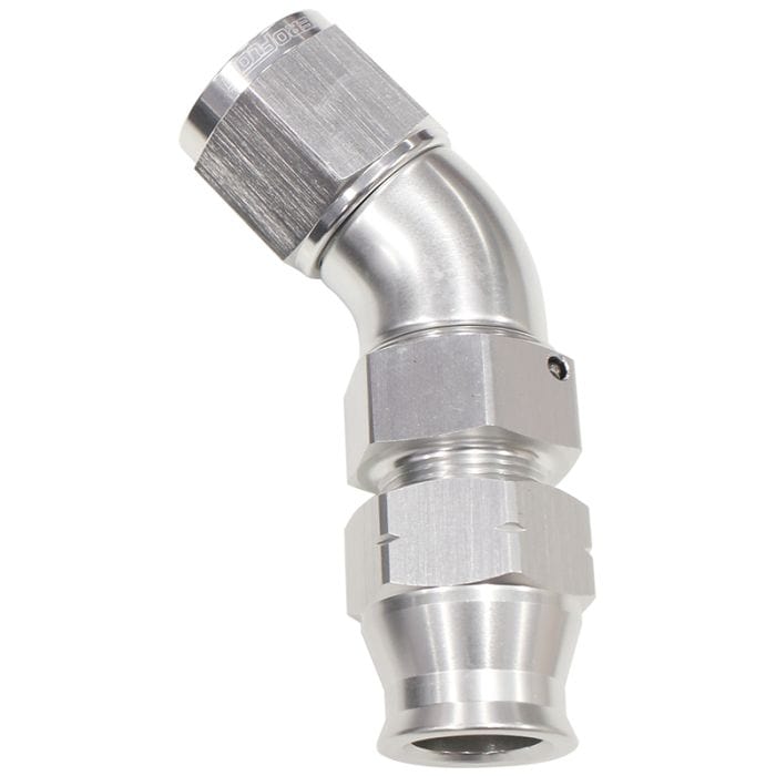 Aeroflow Performance Aeroflow Fittings 45° Tube to Female AN Adapters AF129. Suits Aeroflow, Moroso & Russell Tubing SR