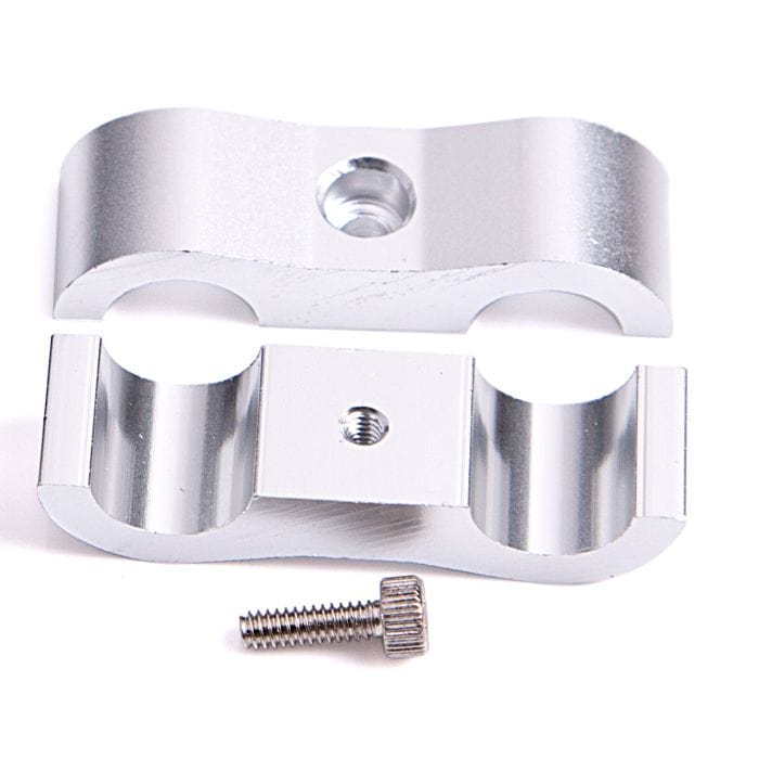 Aeroflow Performance Aeroflow Fittings Billet Aluminium Dual Hose Separators  AF156 SR