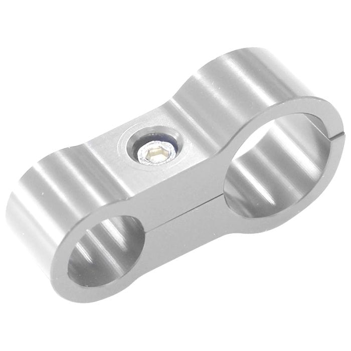 Aeroflow Performance Aeroflow Fittings Stepped Billet Aluminium Dual Hose Separators AF156
 7/16" (11.1mm) I.D. & 9/16" (14.2mm) I.D., Suit -6AN & -8AN PTFE hose, SR