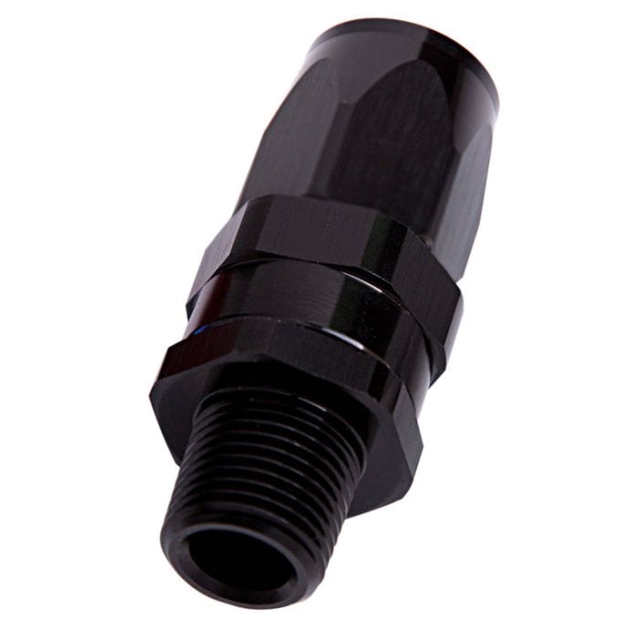 Aeroflow Performance Aeroflow Male NPT Taper Swivel Straight Hose End AF830 Suit 100 & 450 Series Hose SR