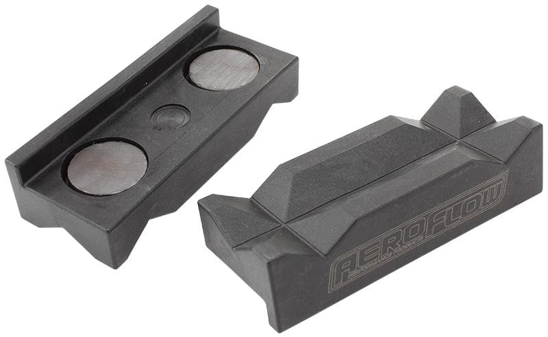 Aeroflow Performance Aeroflow Nylon Magnetic Vice Jaws - Black AF98-2002 SR
