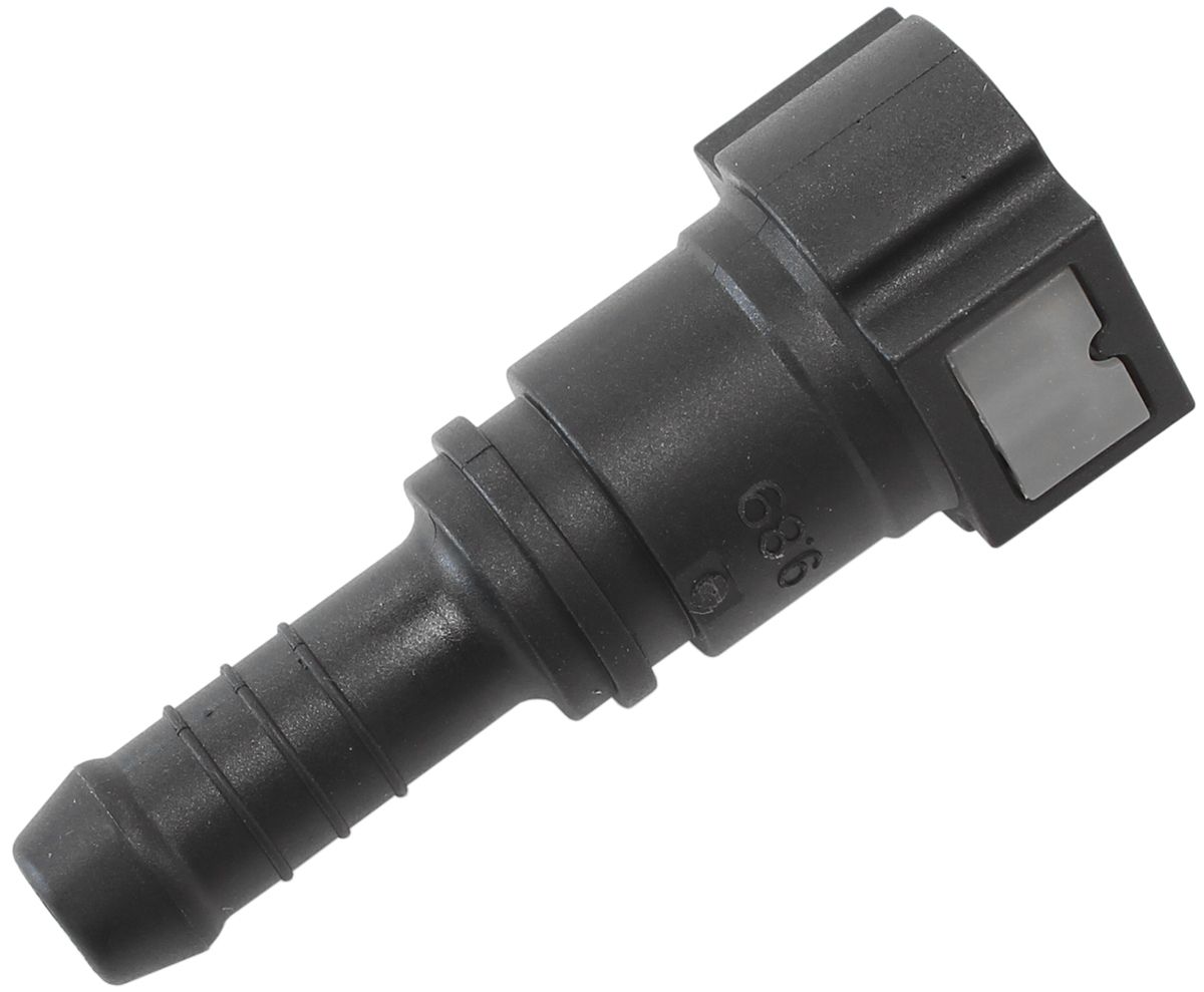 Aeroflow Performance Aeroflow Push-On 3/8" to 3/8" (9.65mm) Straight Barb EFI Fitting AF49-7010 SR