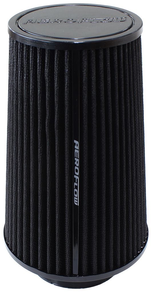 Aeroflow Performance Air Filters AF2711-0920 Universal 3-1/2" (90mm) Clamp-On Polyurethane Tapered Pod Filter 
9.1" (229mm) High x 6.1" (155mm) Base O.D x 4.6" (117mm) Top O.D SR