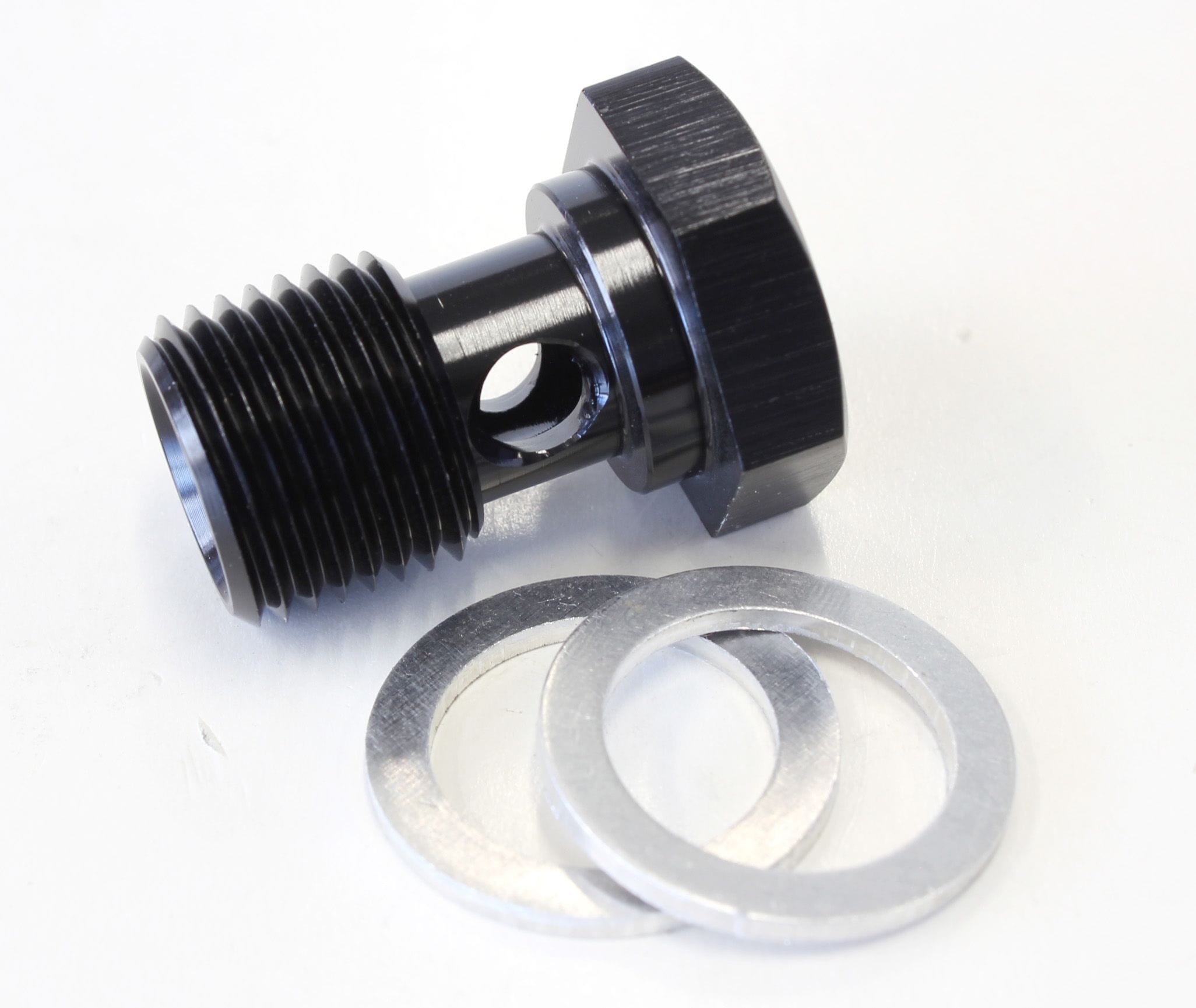 Aeroflow Performance Black Finish Aeroflow Alloy Banjo Bolt M16 x 1.5 AF713-06BLK SR