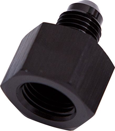 Aeroflow Performance Black Finish Aeroflow AN Flare Reducer Female/Male -6AN to -3AN AF950-06-03BLK SR