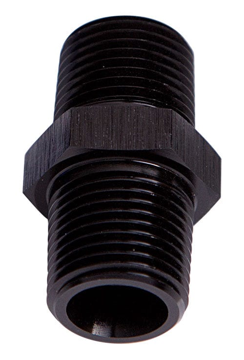 Aeroflow Performance Black Finish Aeroflow NPT Male Coupler 3/8" AF911-06BLK SR
