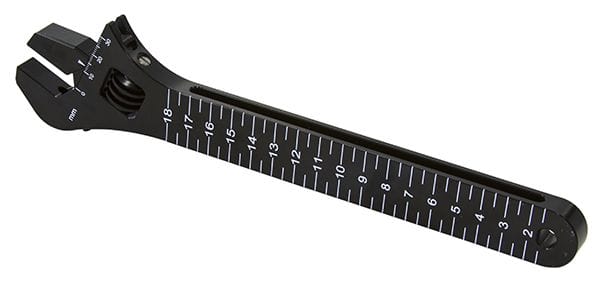 Aeroflow Performance Black Finish. Aeroflow Wheelie Bar and General Purpose Adjustable Spanner AF98-2038BLK SR