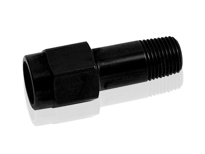 Aeroflow Performance Black Finish. Extension Length is 1-1/4" (31.75mm) Aeroflow NPT Male-Female Extension 1/8" AF372-02BLK SR