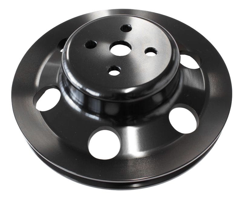 Aeroflow Performance Black Finish. Suit Ford 302-351C 4-Bolt Aeroflow Billet Water Pump Pulley AF64-2023BLK SR