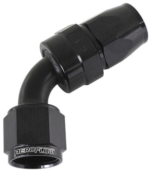 Aeroflow 200 Series PTFE 60° Hose End -10AN (AF208-10DBLK)