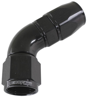 Aeroflow 570 Series PTFE 60° Hose End -6AN (AF578-06DBLK)