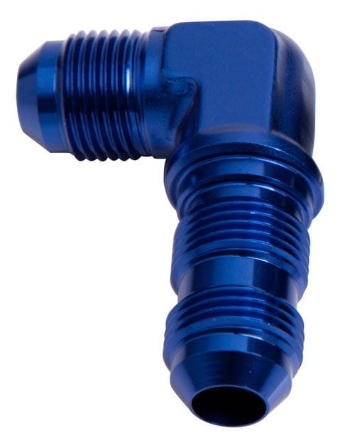 Aeroflow Performance Blue Finish Aeroflow 90° AN Bulkhead -6AN AF833-06 SR