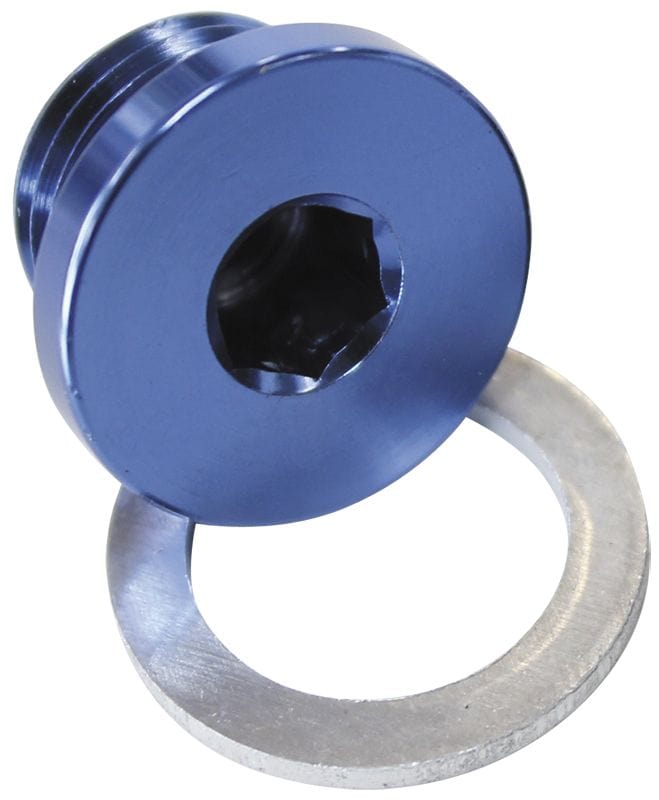 Aeroflow Performance Blue Finish. Aeroflow Metric Port Plug M10 x 1.25 AF814-M10-02 SR